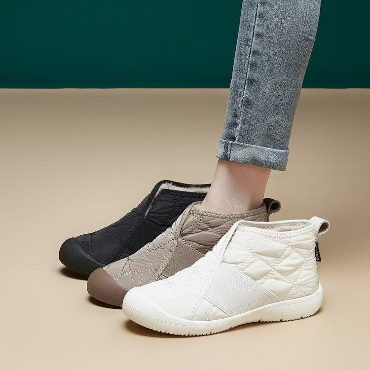 ✨👢【35-42】2025 jesień i zima nowe miękkie, wygodne, ciepłe i przeciwdeszczowe damskie bawełniane buty