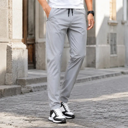 【40-115 kg】🔥【Vremenski ograničeno 50% popusta】(M-5XL) Nove elastične hlače od ledene svile za ljeto 2026.
