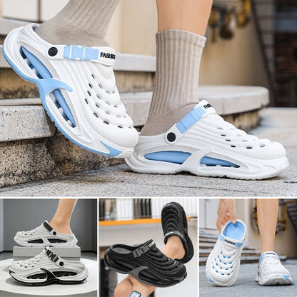 👟50% DE DESCUENTO🌬️Sandalias multiusos 2 en 1 para hombre: suela gruesa de EVA, antideslizante y extremadamente ligeras y transpirables🏃‍♂️