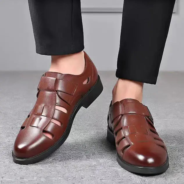 ✨👞【39-44】🔥🌴Ljetne muške čizme od prozračne kože s mekim potplatom