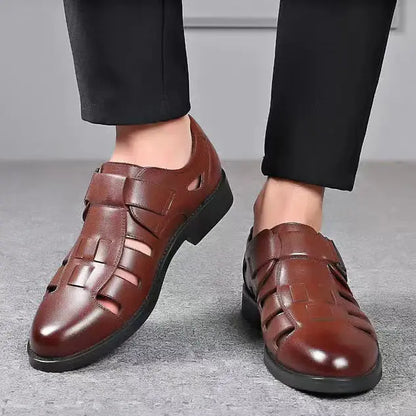 ✨👞【39-44】🔥🌴Ljetne muške čizme od prozračne kože s mekim potplatom