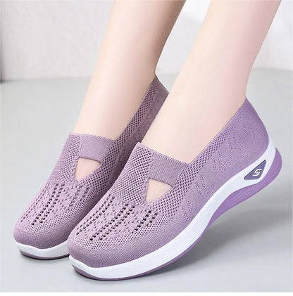 ✨🎉【Cantidad limitada】🔥👟【Tallas 35-41】Nuevos zapatos casuales para mujer, cómodos, transpirables y antideslizantes