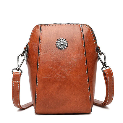 🔥👜【Specjalna oferta letnia】💖Nowa prosta wielofunkcyjna modna torba na ramię ze skóry naturalnej, mała i wykwintna