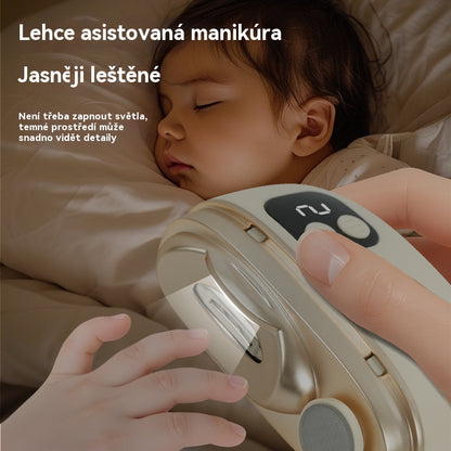 💅【30% sleva】 Plně automatické bezdrátové přenosné elektrické kleštičky/pilník na nehty 2 v 1
