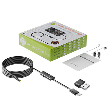 👍📱Nowy 7-milimetrowy endoskop przemysłowy z bezpośrednim podłączeniem kamery typu C do telefonów z systemem Android (endoskop wodoodporny)