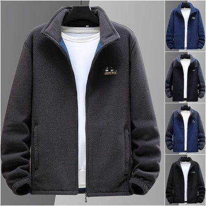 🔥⛄【XL-5XL】2024 Zimowa nowa męska wiatroszczelna, gruba aksamitna ciepła kurtka-3811646