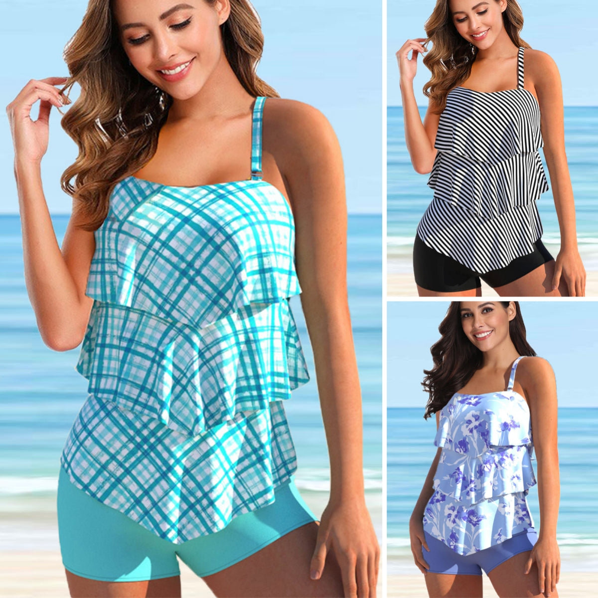 👙【40-120kg】Conjunto de traje de baño informal de dos piezas, nuevo modelo 2026 ✅️Pago contra entrega