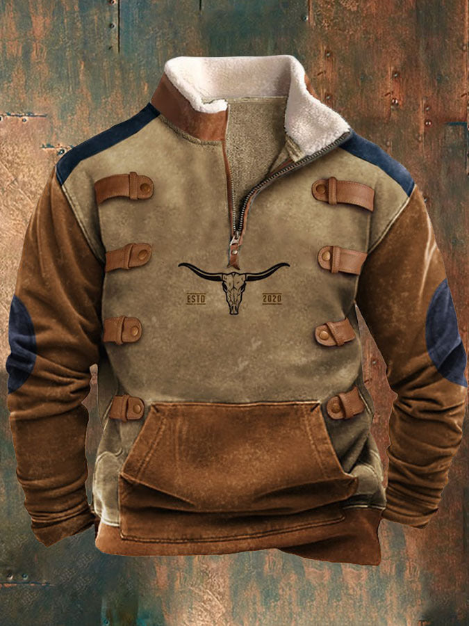 👕🔥【50% ZNIŻKI】【S-5XL】2025 Męski modny, jesienno-zimowy, ciepły sweter z długim rękawem i nadrukiem 3D