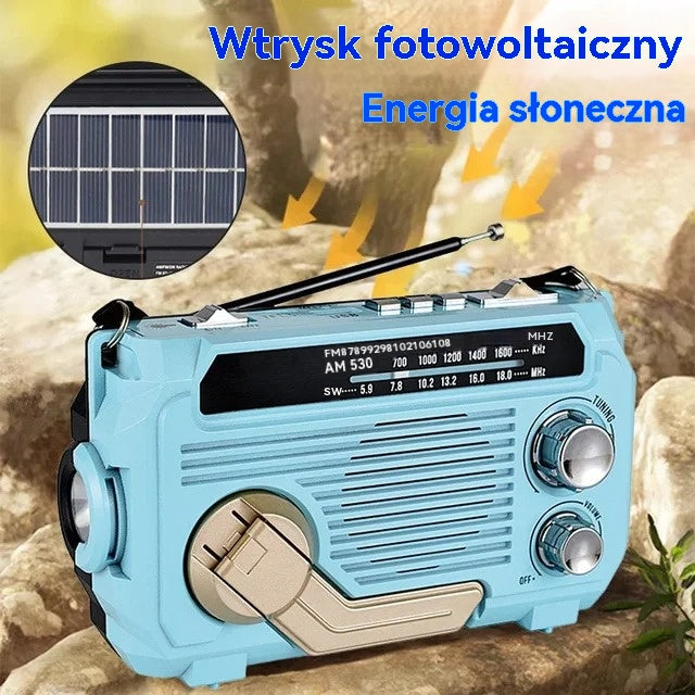 🏕️📻Przenośna wielofunkcyjna latarka radiowa AM