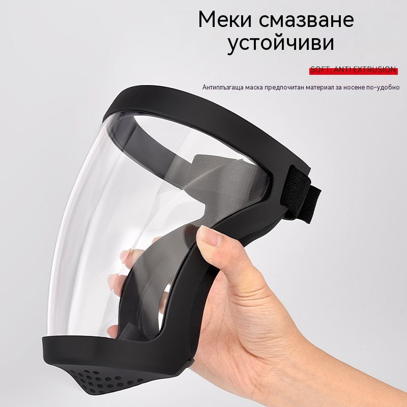 🔥🎉【50% отстъпка】💥2026 Прозрачна маска за лице с висока разделителна способност, удобна, дишаща и против замъгляване.
