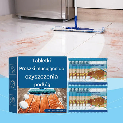 ✨【24 tabletki】 Musujące tabletki do mycia podłóg – natychmiastowy blask bez wysiłku