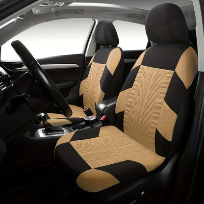 🚗🚗【Sada 2 kusů - potah sedadla*1+přední sedadlo*1】Vysoce kvalitní potah autosedačky, přední pár 2 sedadel