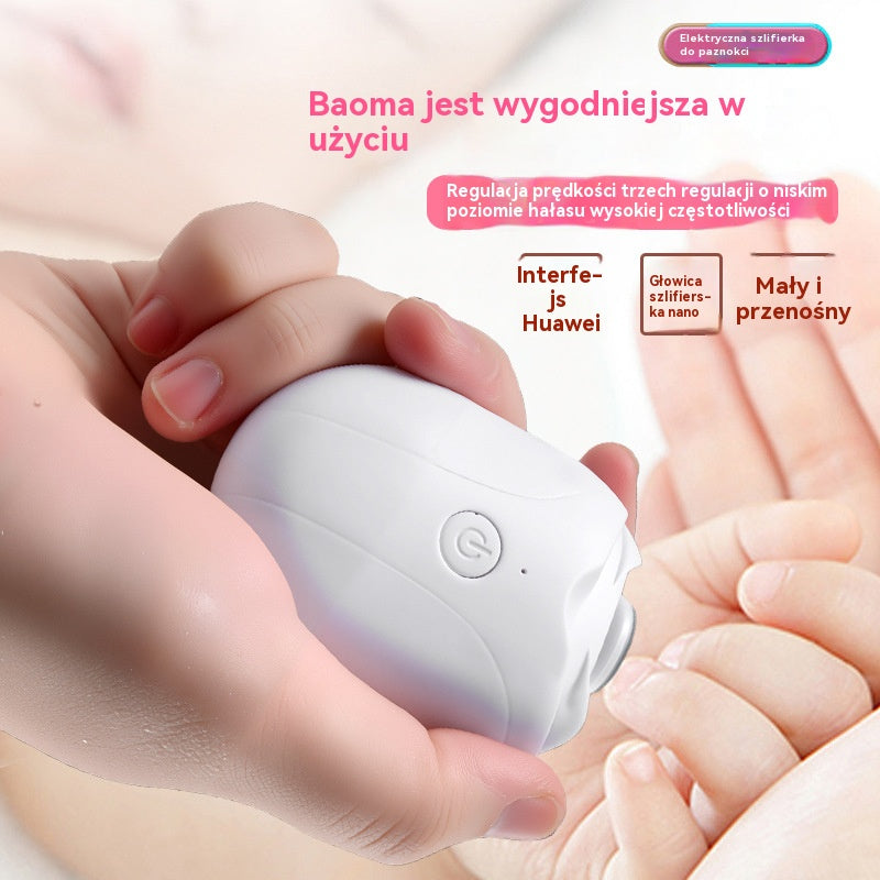 💅 Kup jeden, a drugi dostaniesz gratis! ✨ Automatyczny pilnik do paznokci zapewniający bezpieczną i delikatną pielęgnację.