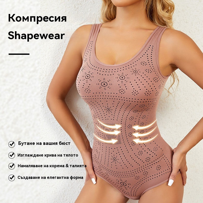 💥Предлага се в няколко размера - боди от една част с повдигане и оформяне на ханша