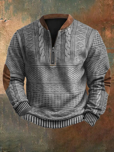 🔥⛄【S-5XL】2024 nowa męska bluza z zamkiem błyskawicznym na jesień i zimę-3798569