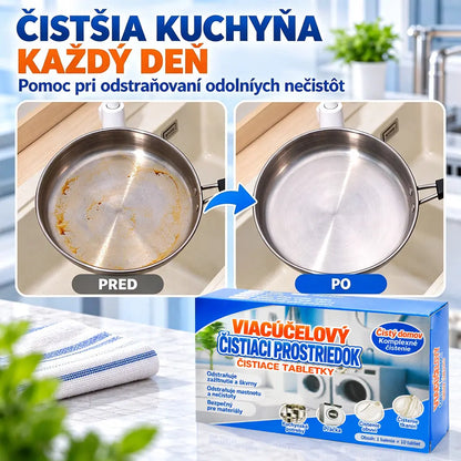 🔥✨【Kúpte 2 a získajte 2 zadarmo】【Rýchle čistenie】🔥Multifunkčné šumivé tablety na čistenie domácnosti