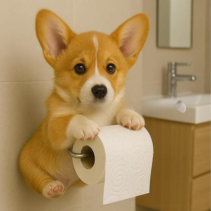 🐕Uroczy uchwyt na papier toaletowy z motywem szczeniaka
