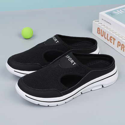 🔥✨【Cantidad limitada】【Tallas 35-48】Nuevas pantuflas casuales transpirables de moda con punta cerrada