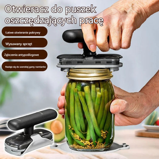 🔥【Kup 1, a 1 dostaniesz gratis】🔥 Wielofunkcyjny otwieracz do butelek, odpowiedni do kuchni i domu, oszczędza czas i wysiłek, otwiera butelki bez pomocy.