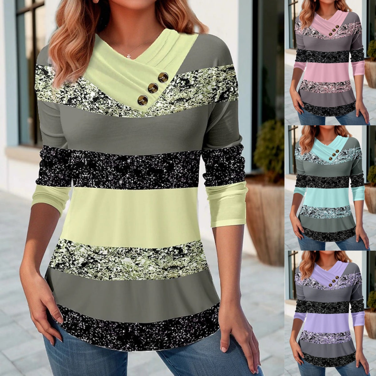 ✨💖✨【Akcija】【S-5XL】Udobni in elegantni ženski zgornji deli – gladke linije, izvrstni detajli, popolno prileganje telesu, primerni za vsakodnevno nošenje.