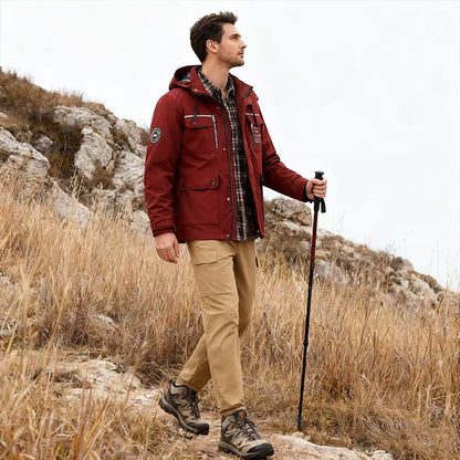 🔥Podzim/Zima sleva 50 % 【velikosti M–4XL】Model 2025: pánské bundy, teplé, větruodolné a voděodolné