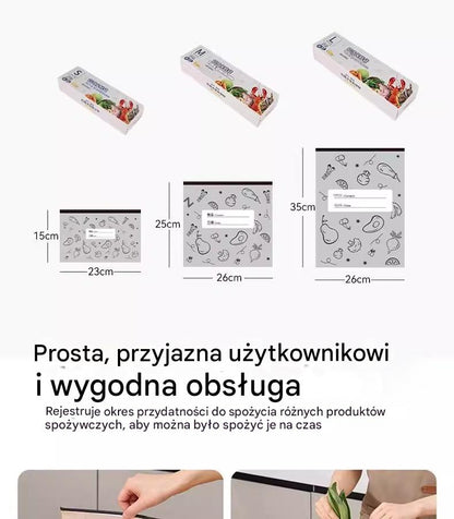 🔥🔥🍕 Antybakteryjna torba z folii aluminiowej, bardzo wygodna w użyciu, pojedynczo pakowana, utrzymuje świeżość
