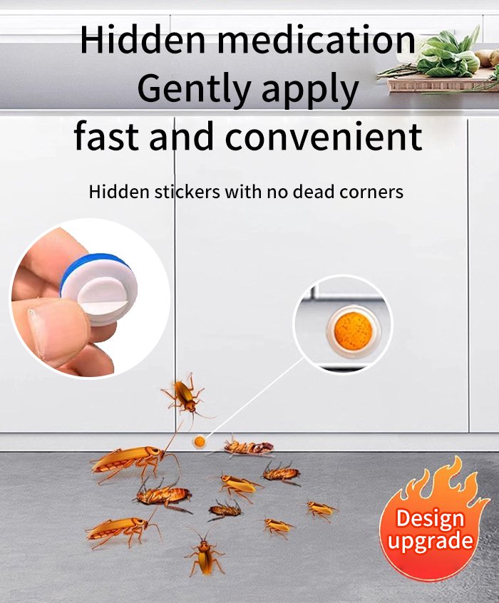 🦟【10 pudełek】Silna żelowa łatka do zabijania karaluchów