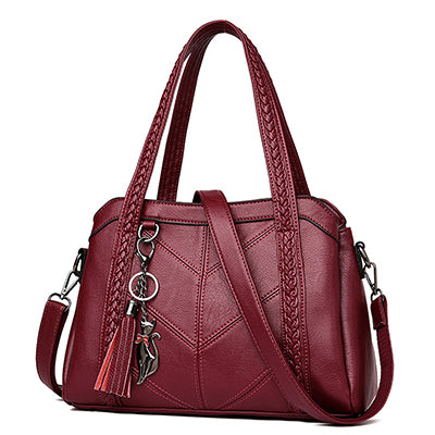 👜 Bolso clásico retro de gran capacidad y múltiples compartimentos para mujer, nuevo modelo 2026 de piel suave