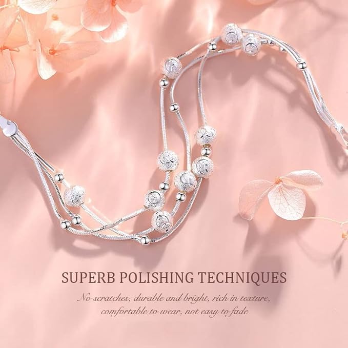 ✨✨【Kupite 1, dobijte 1 gratis】Narukvica od 999 srebrnih perli za sreću s graviranim dizajnom