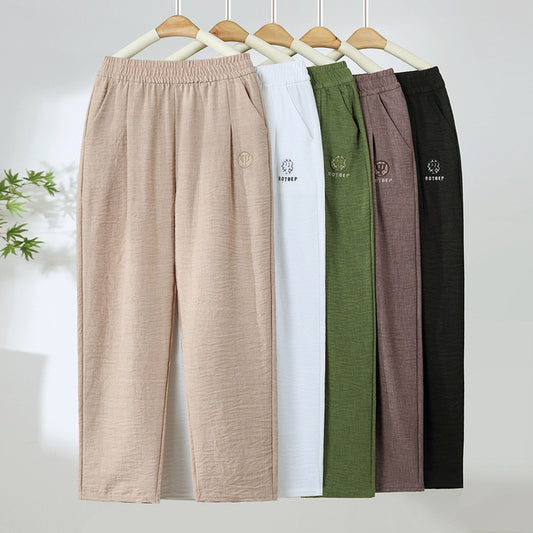 ✨🎉【Ograniczona ilość】【S-5XL】2025 Letnie damskie modne spodnie casualowe Nine-Point