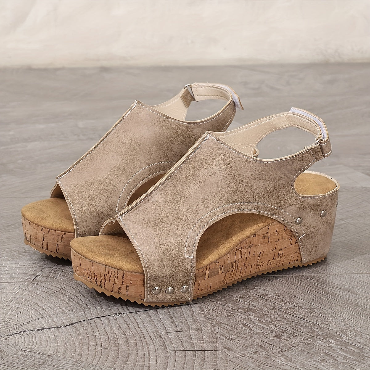 👡Descuento por nuevo producto: 50%🔥【36-43】Sandalias de tacón alto con abertura en la boca de pez, tallas grandes ✅️Pago contra entrega