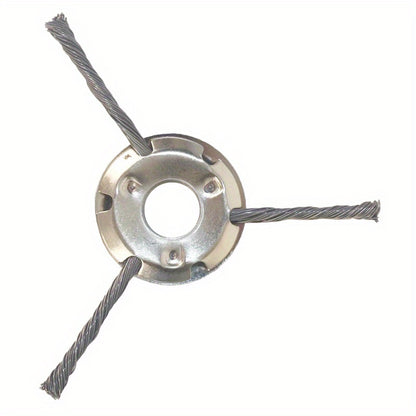 💯💯Mitad de precio！！【2 piezas 】Disco de corte para cortacésped de alambre de acero de 6 pulgadas