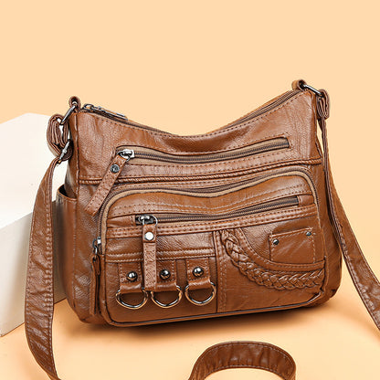 💥【50% zniżka na czas ograniczony】👜2024 nowa torba na ramię / crossbody z miękkiej skóry o dużej pojemności-3868687