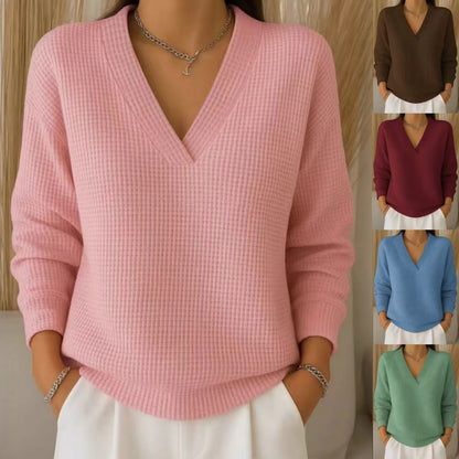 🔥🌸【Plačilo ob dostavi】💖【S-3XL】Elegantna in udobna ženska srajca z V-izrezom