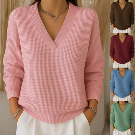 🔥🌸【Plačilo ob dostavi】💖【S-3XL】Elegantna in udobna ženska srajca z V-izrezom