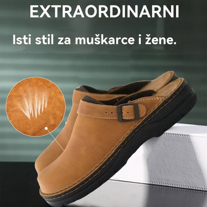 👞Plaćanje pouzećem✅【38-48】Papuče od prirodne kože, mekani potplat, vrlo udobne za nošenje