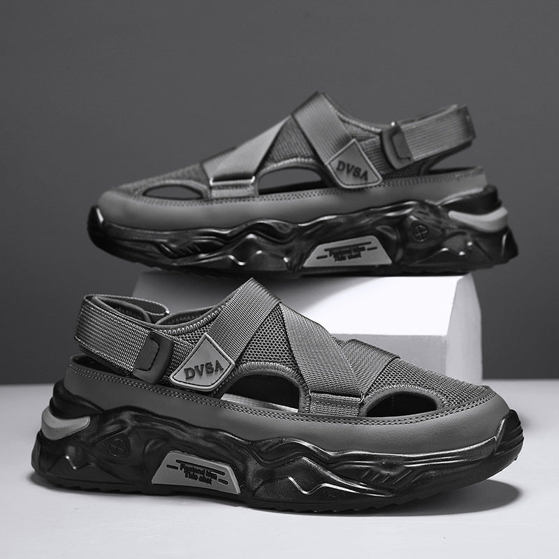 【39-44】 2024 nowe, lekkie, oddychające buty codzienne na grubej podeszwie-3705555
