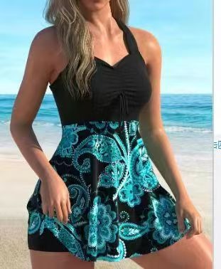 🔥💕【¡Más vendido!✨】【Tallas S-6XL】Traje de baño estampado de moda de verano para mujer