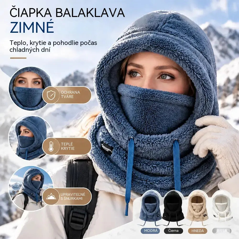 ❄️ Teplá fleecová kukla pre ženy: Ochrana a teplo v zime!