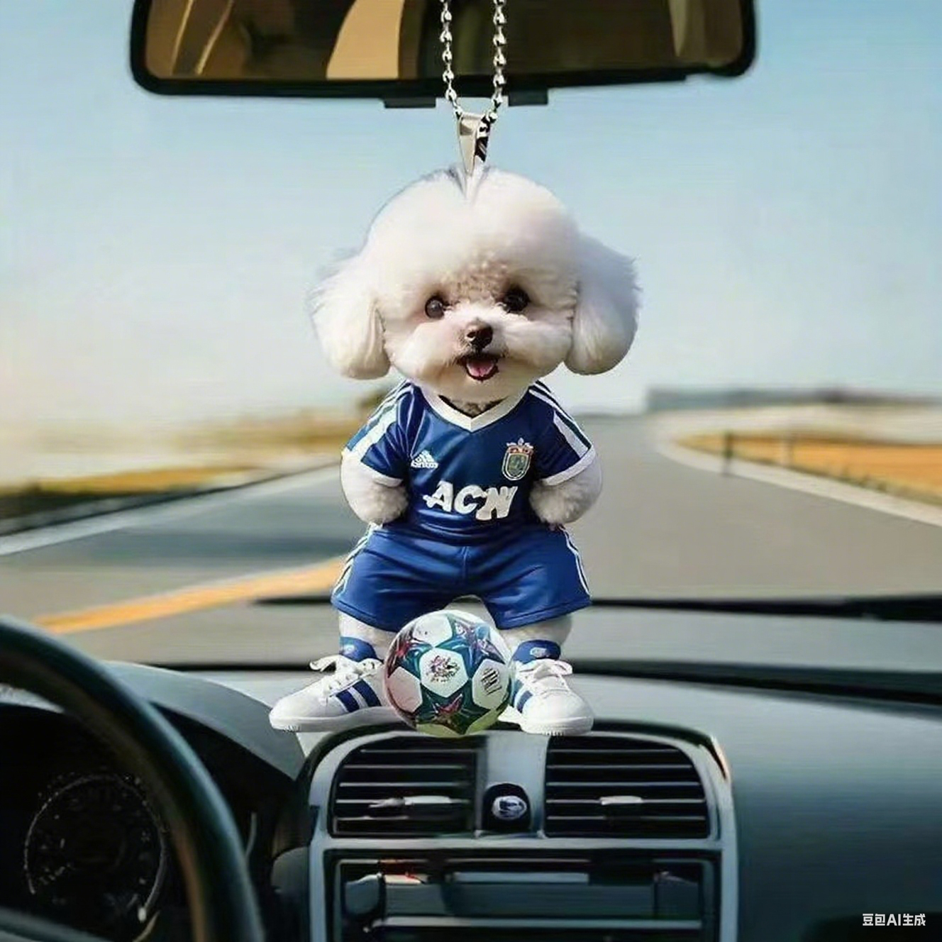 💖Bestseller🐶【5 szt.】 Kreatywny i uroczy pluszowy brelok z pieskiem, idealny jako dodatek do wnętrza samochodu lub ozdoba torebki