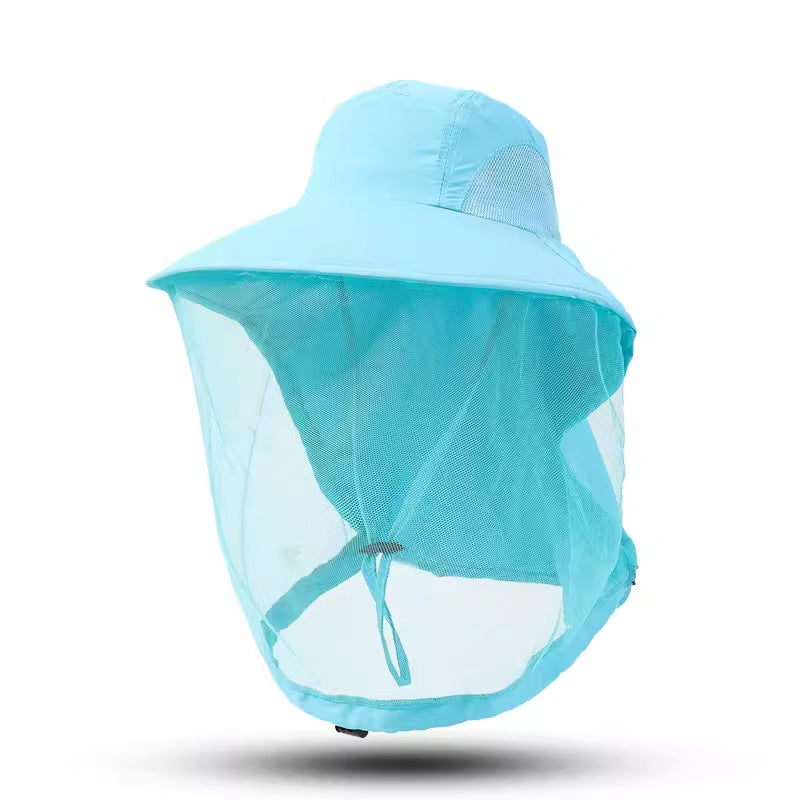 🎁Sombrero de pescador de malla con protección solar, ideal para actividades al aire libre. ✅️Pago contra entrega