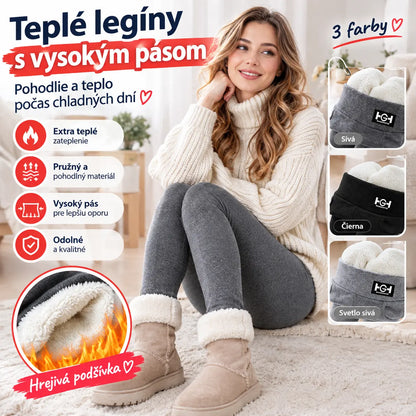 🌈🔥【M-3XL】Nové jesenné/zimné legíny s hrubšou flísovou podšívkou - vetruodolné a teplé