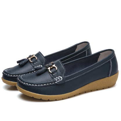 😍【35-44】 Zapatos de cuero para mujer de moda primavera-verano 2026 nuevos