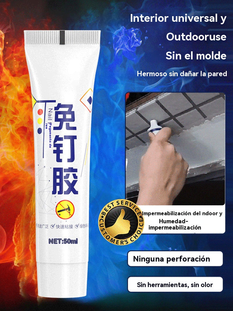 🧰📍【50% DE DESCUENTO】Adhesivo multiusos práctico sin clavos: resistente al agua, no requiere perforación.