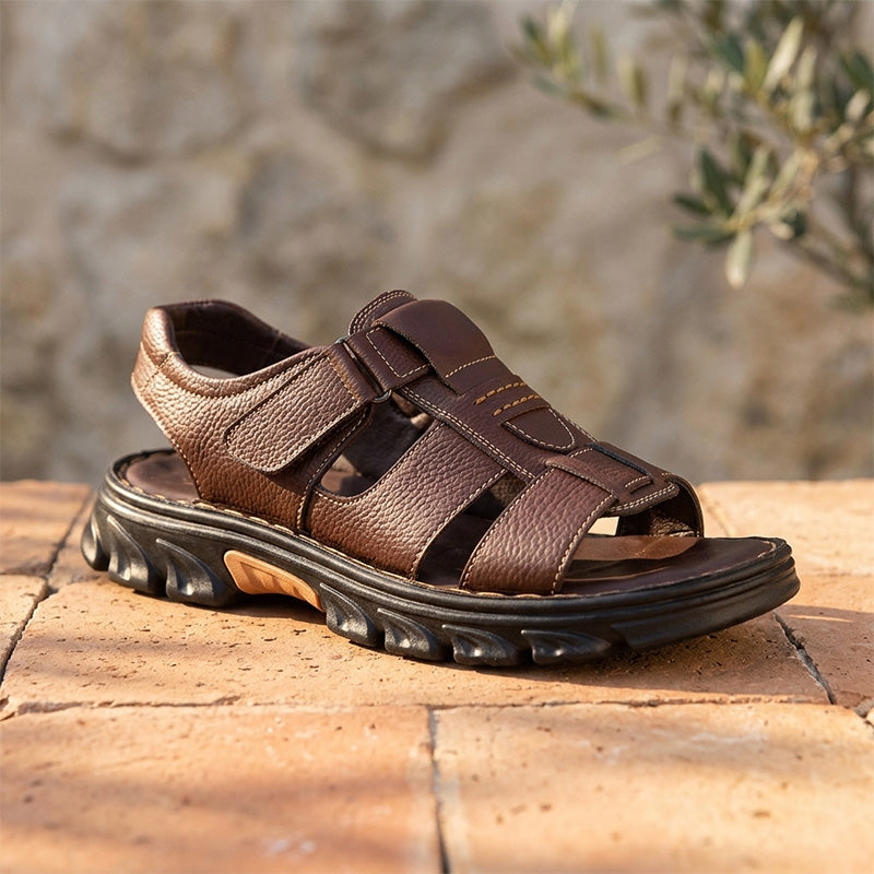 💥【38~44】Sandalias casuales de cuero para hombre