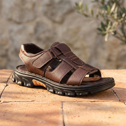 💥【38~44】Sandalias casuales de cuero para hombre