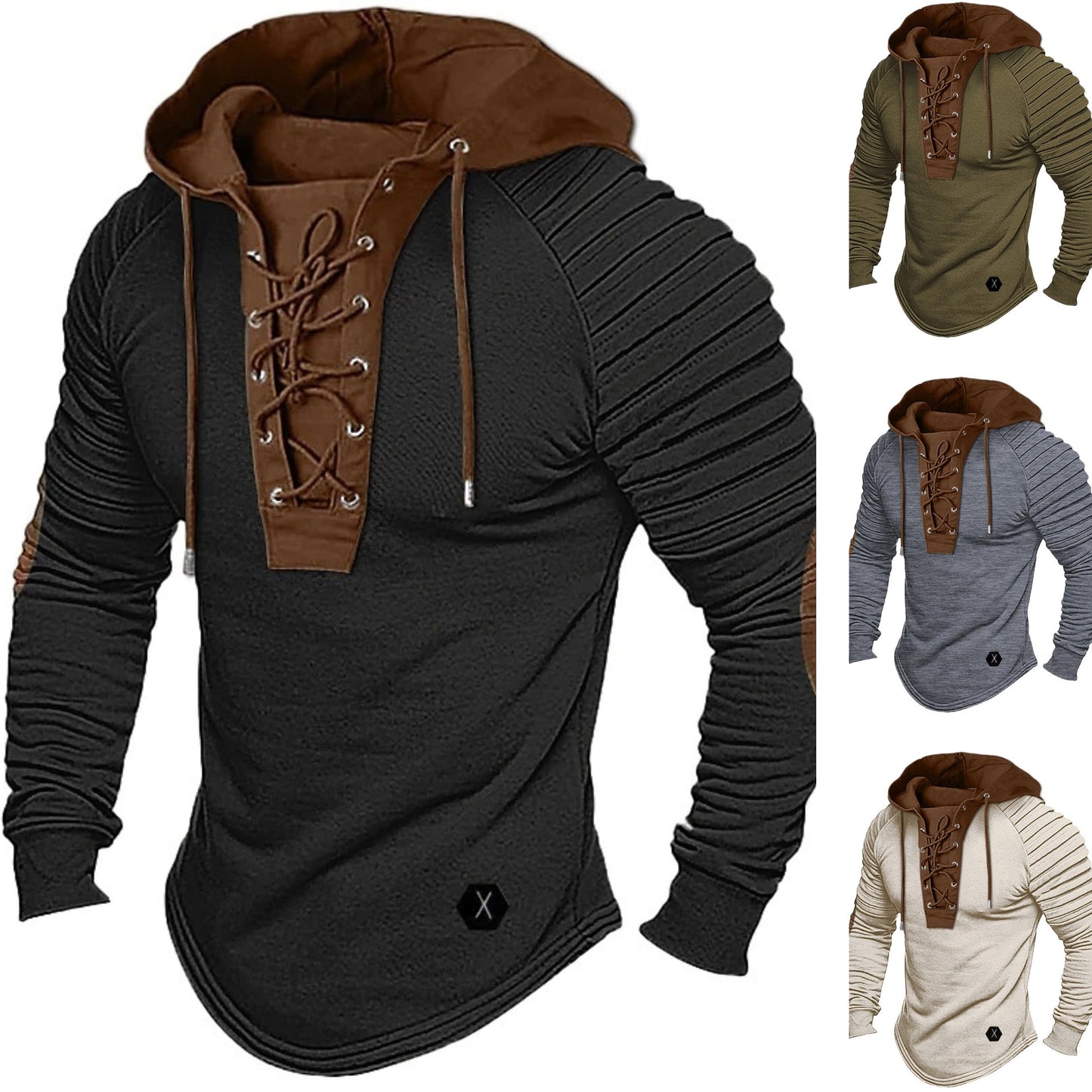 💥Nova moška jopa s kapuco ohlapnega kroja, primerna za jesensko in zimsko nošenje