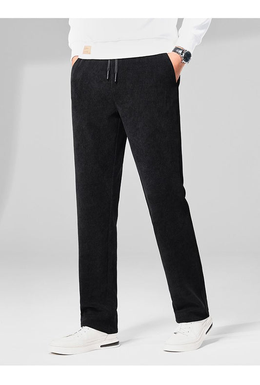 🔥 2024 jesienne i zimowe spodnie z gęsiego puchu męskie spodnie sportowe luźne spodnie na co dzień-3798631