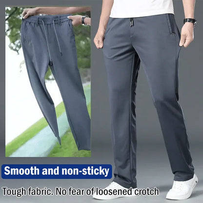 🔥【¡50% de descuento!】Pantalones casuales de verano holgados para hombre, frescos y transpirables.