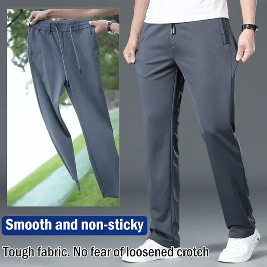 🔥【¡50% de descuento!】Pantalones casuales de verano holgados para hombre, frescos y transpirables.